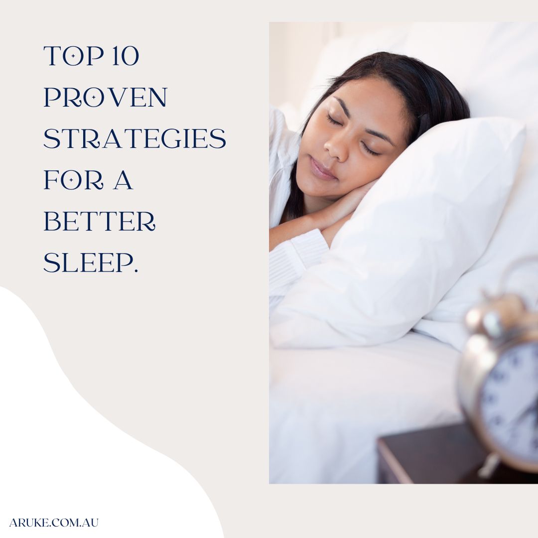 Proven strategies for a good nights sleep