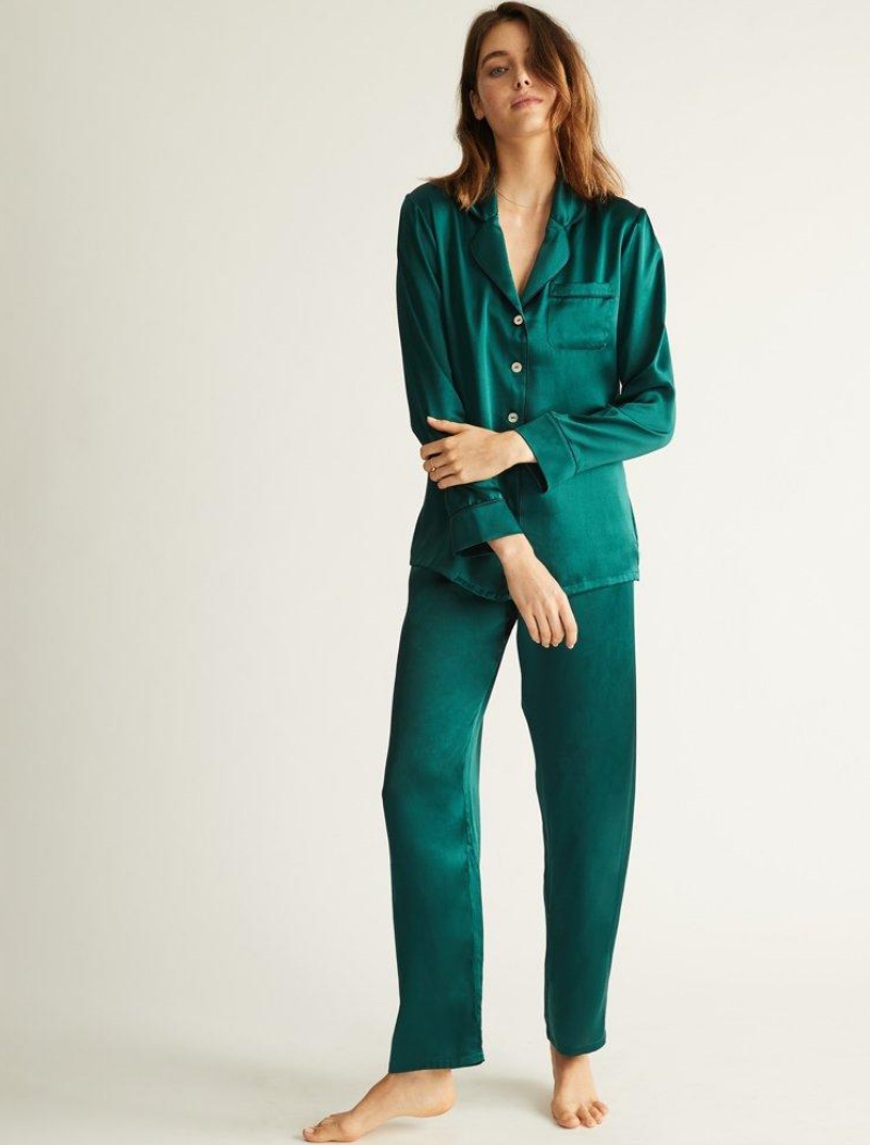 Silk Pyjama - Emerald pyjamas Ginia 