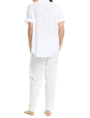 Papinelle Women's Sleepwear, Whale Beach PJ Pant - White Pant Papinelle 