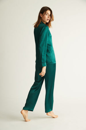 Silk Pyjama - Emerald pyjamas Ginia 